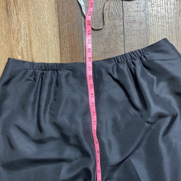 S.L.B. Embroidered Silk Cocktail Slacks Size 18 - Picture 10 of 11